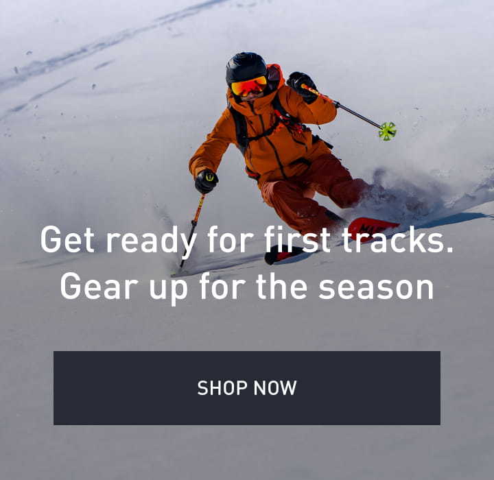 Get ready for first tracks - Shop now