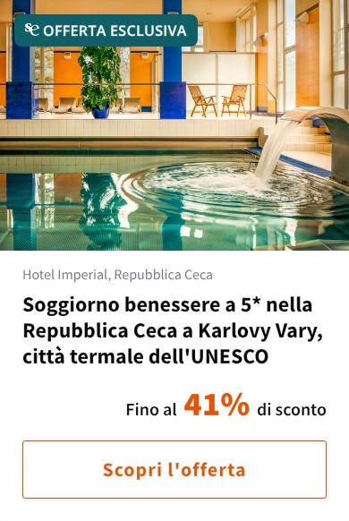 Soggiorno benessere a 5* nella Repubblica Ceca a Karlovy Vary, città termale dell'UNESCO