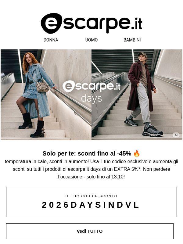 Il tuo codice sconto speciale 🎁