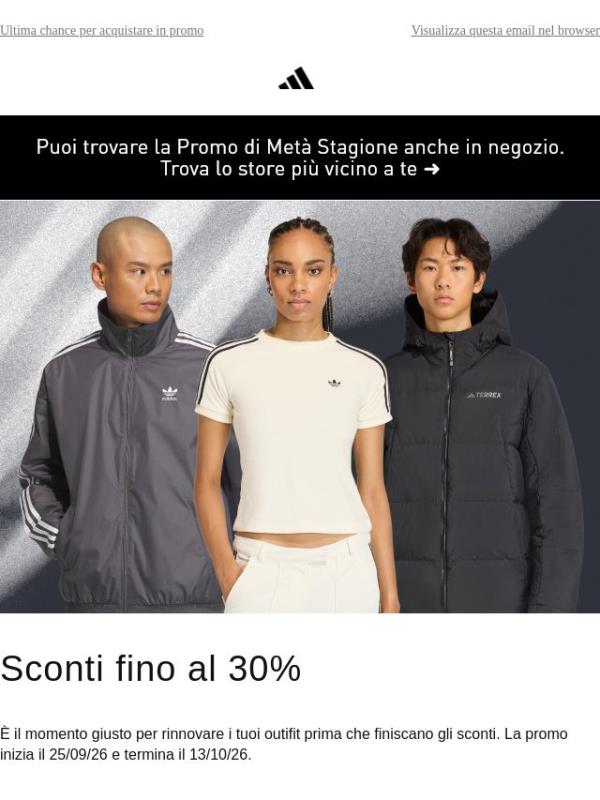 Ultimi giorni per risparmiare fino al 30%