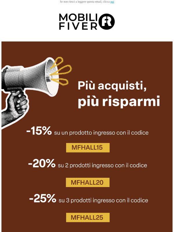Ultime ore per risparmiare fino al 25%