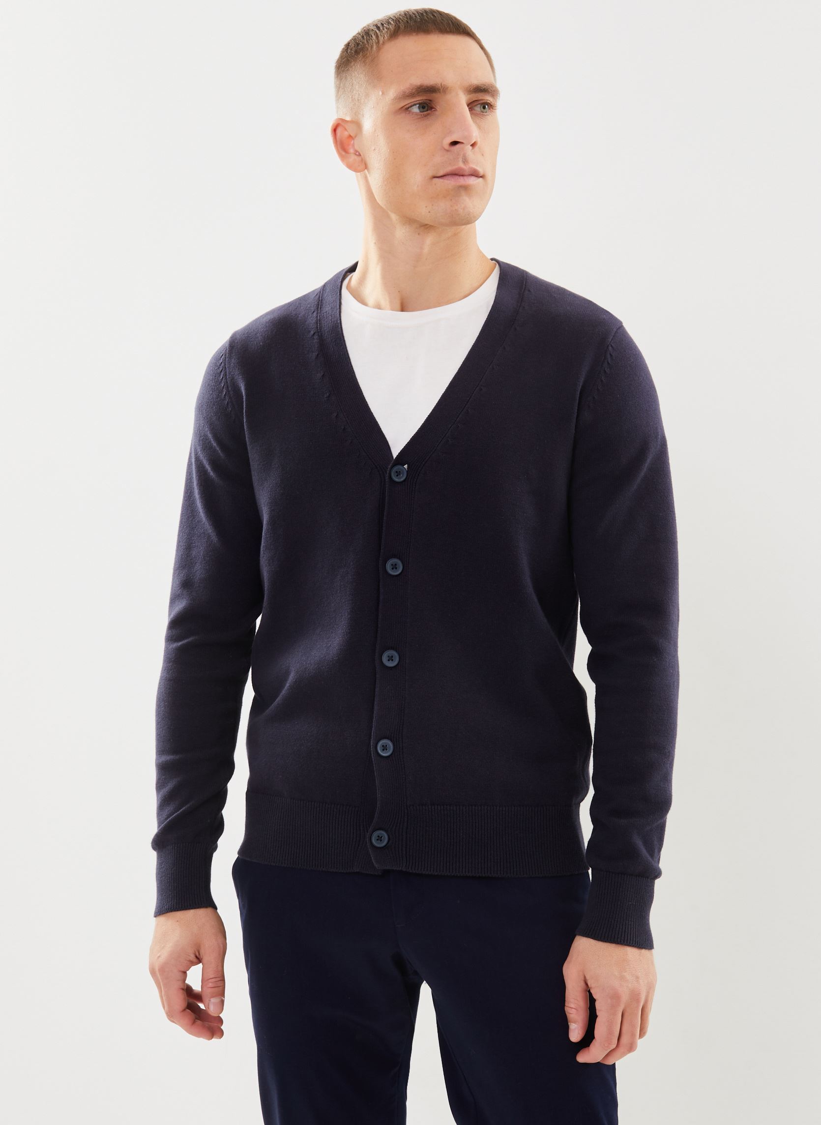 Marvin&Co Gilets KASPIA homme bleu