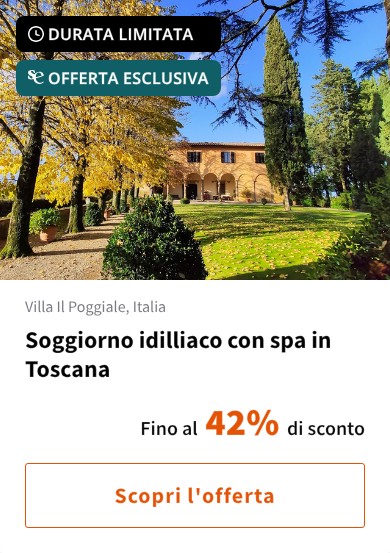 Soggiorno idilliaco con spa in Toscana