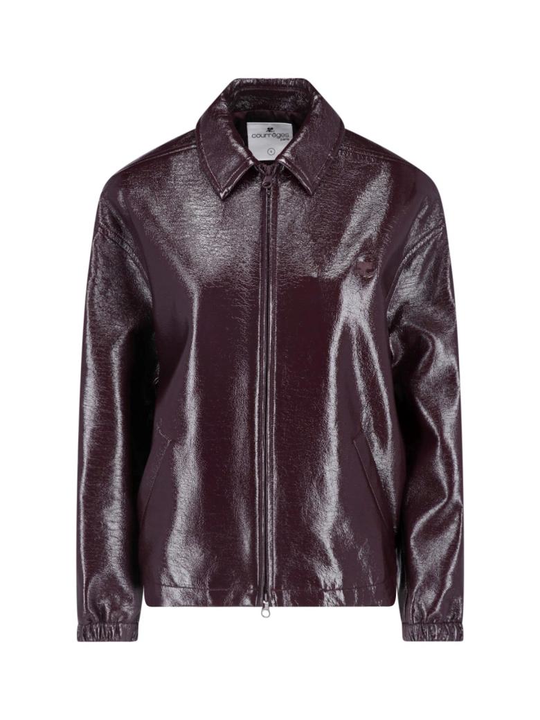 Courrèges - Giacca bomber in vinile