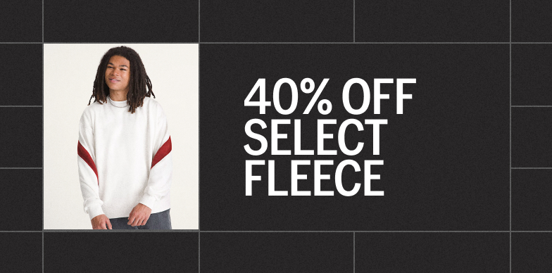 40% Off Select Fleece