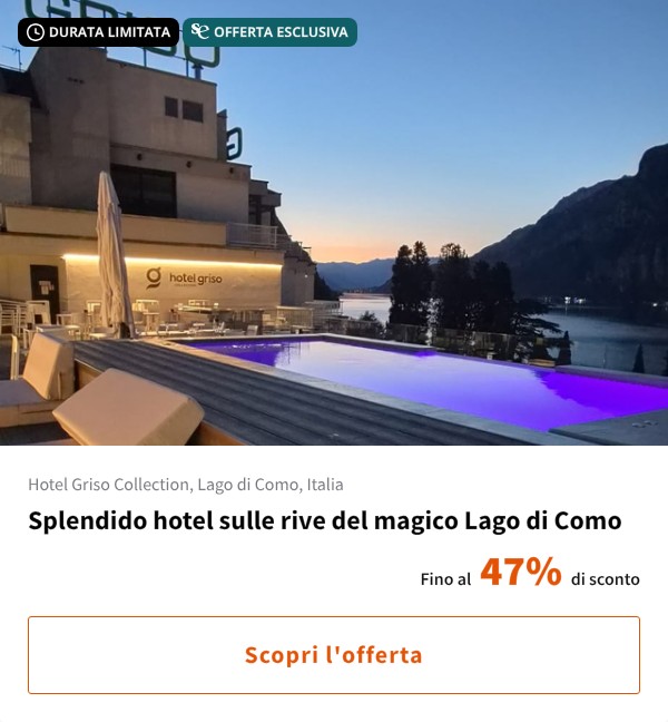 Splendido hotel sulle rive del magico Lago di Como