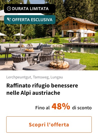 Raffinato rifugio benessere nelle Alpi austriache
