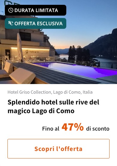 Splendido hotel sulle rive del magico Lago di Como