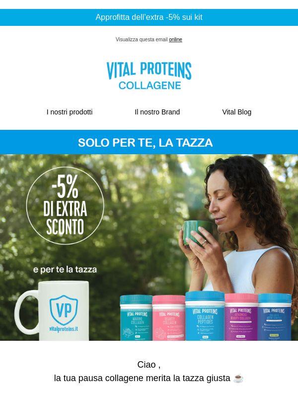 Ciao, per te extra 5% e tazza☕