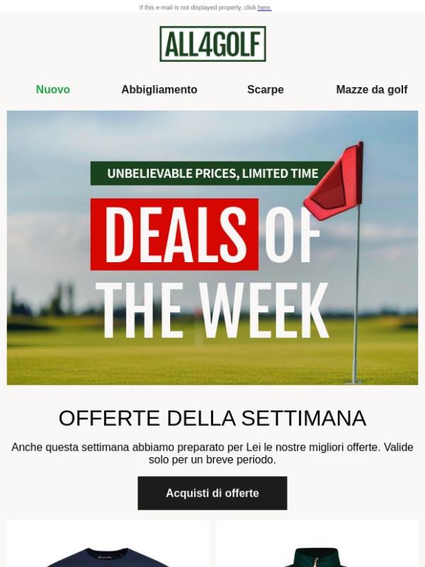 Le nuove offerte della settimana sono arrivate