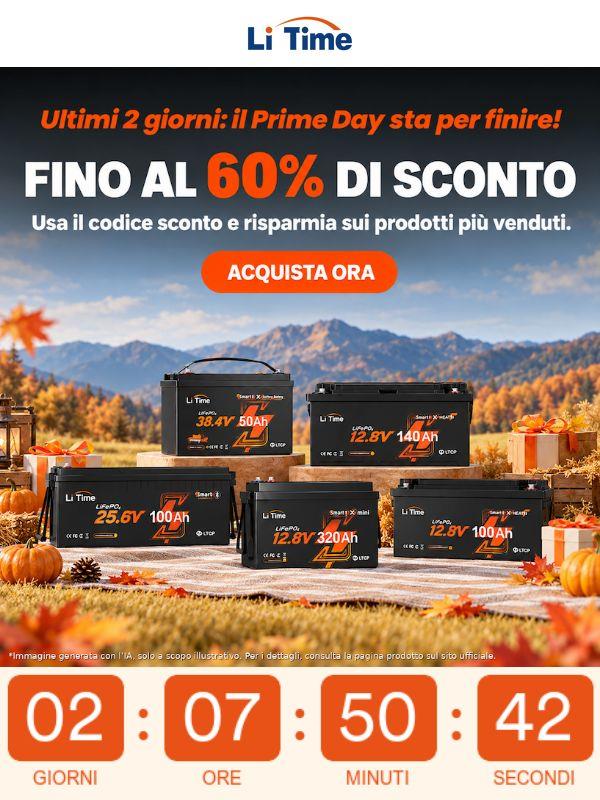 🚨Ultima occasione: fino al 60% di sconto per il Prime Day!