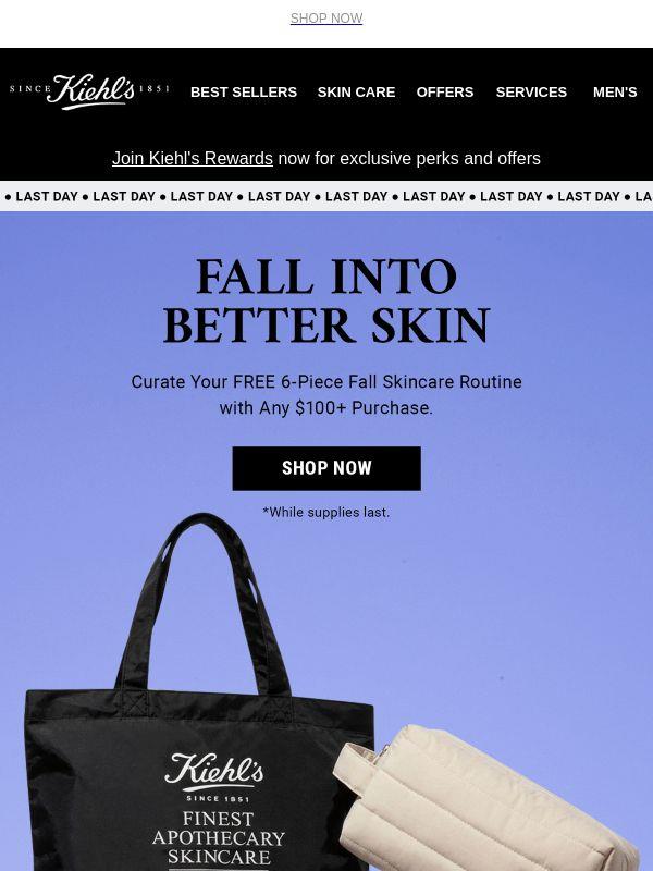 LAST DAY: Curate Your FREE 6-Piece Fall Routine ⏳