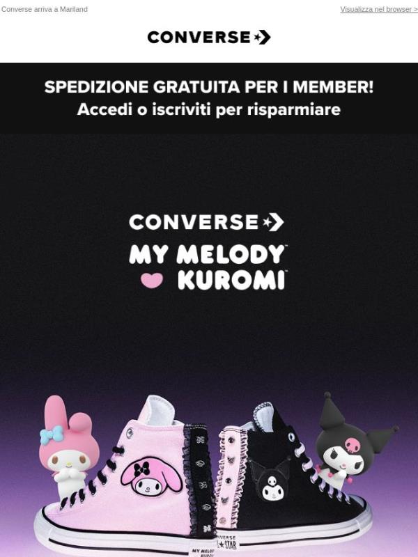 My Melody™ e Kuromi™ sono qui