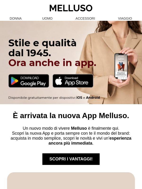 L'App Melluso è arrivata! 5€ in regalo per te 🎁