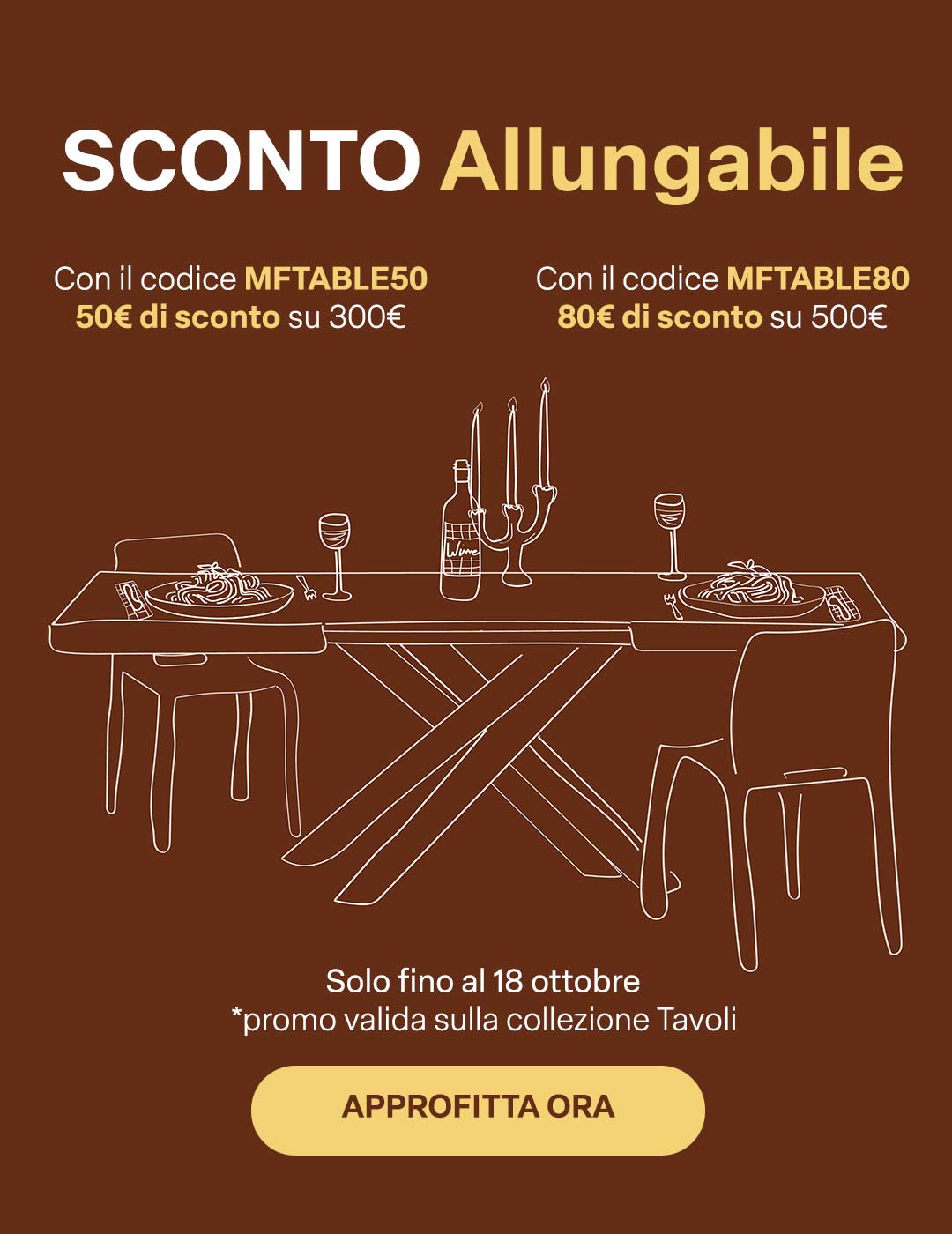 Mobili Fiver - Promo TAVOLI