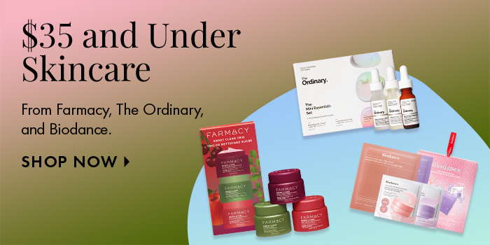 $35 and Under Skincare