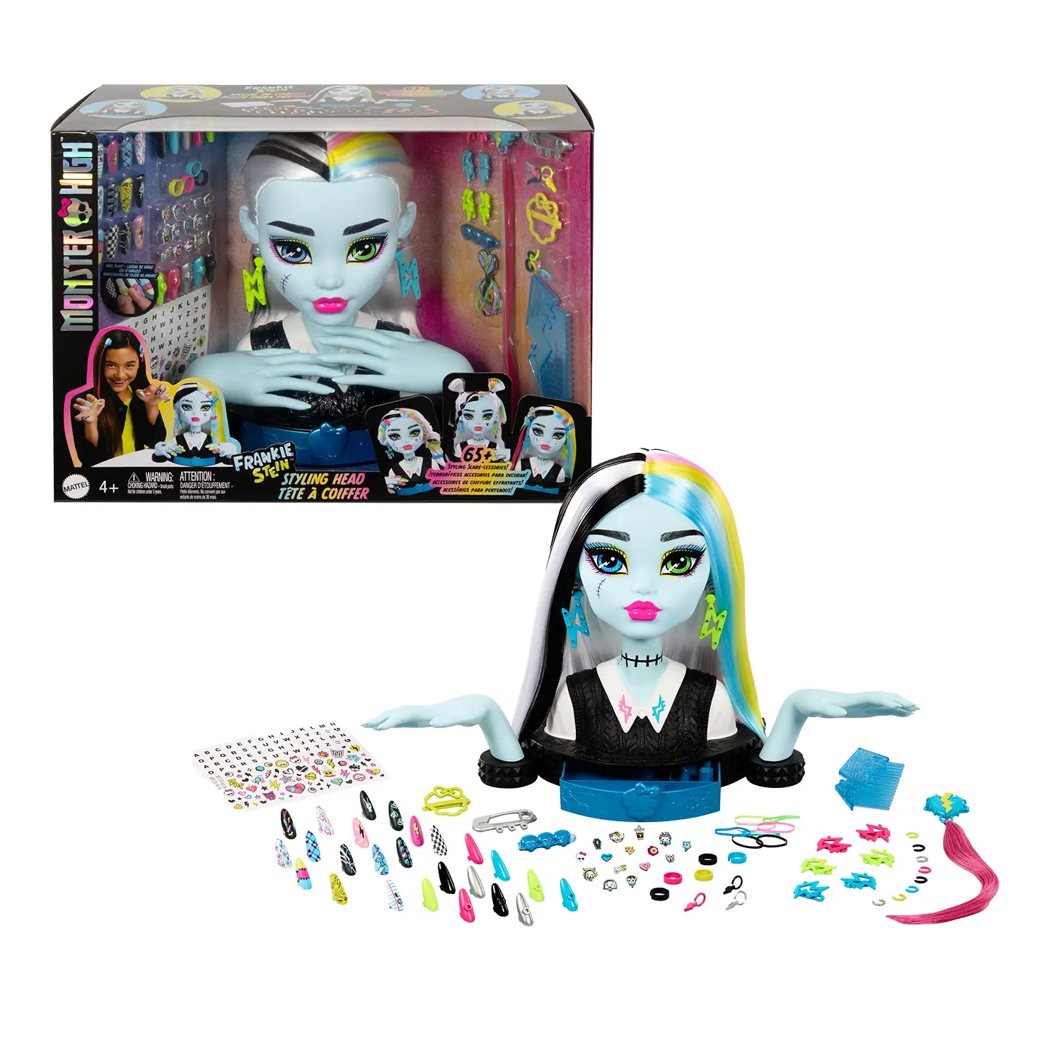 Monster High Frankie Stein Styling Head con Accessori
