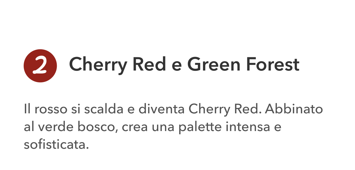 Cherry Red e Green Forest