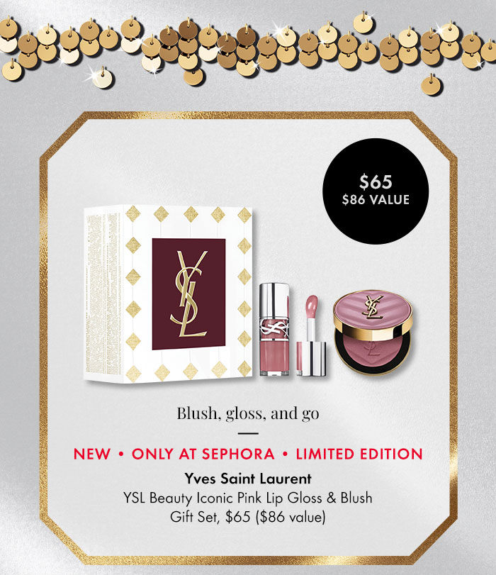 Yves Saint Laurent YSL Iconic Pink Blush & Gloss Duo