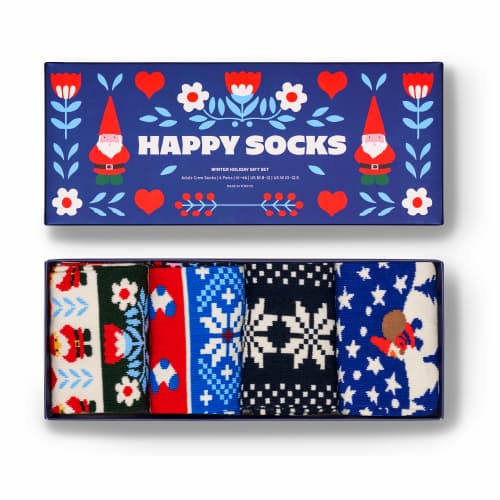 Set regalo di 4 calzini per le vacanze invernali
