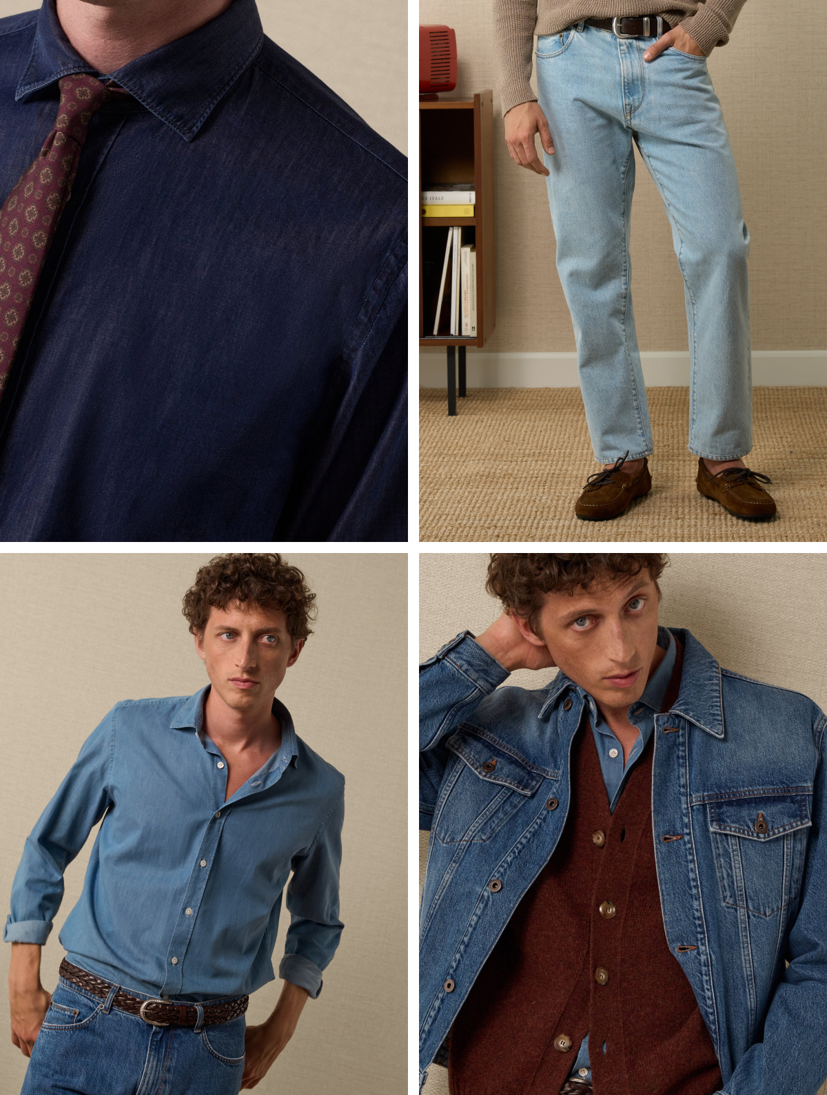 al cimosato, fino alle camicie classiche: 