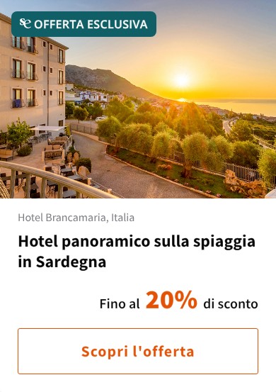 Hotel panoramico sulla spiaggia in Sardegna