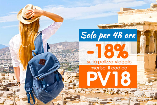 Sconto del 18% sulle polizze Viaggi Sicuri