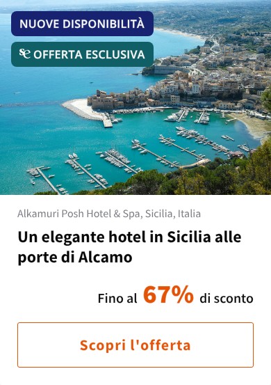 Un elegante hotel in Sicilia alle porte di Alcamo