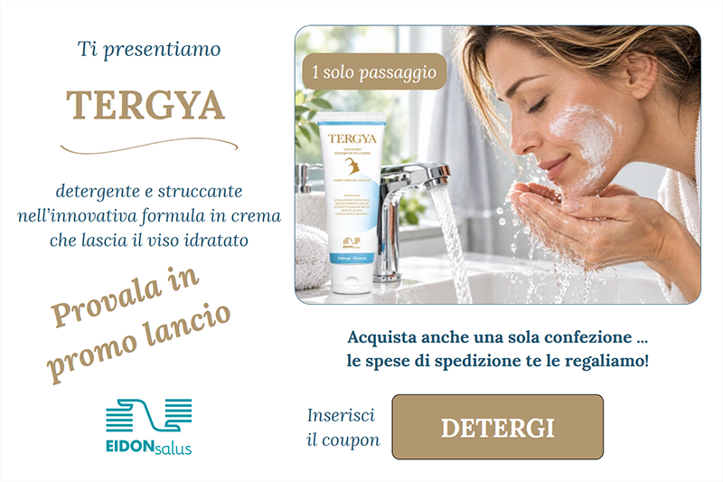 Prova Tergya! Spedizione gratis solo per il lancio