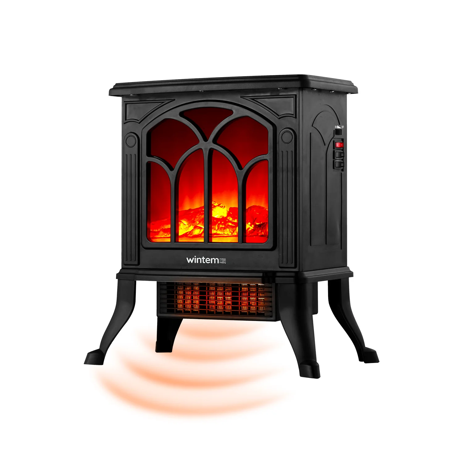 Image of Camino Elettrico Decorativo 1500W con Termostato
