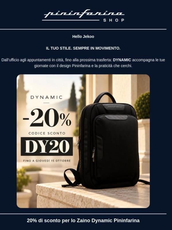 Ziano DYNAMIC Pininfarina -20% fino a Giovedì 15