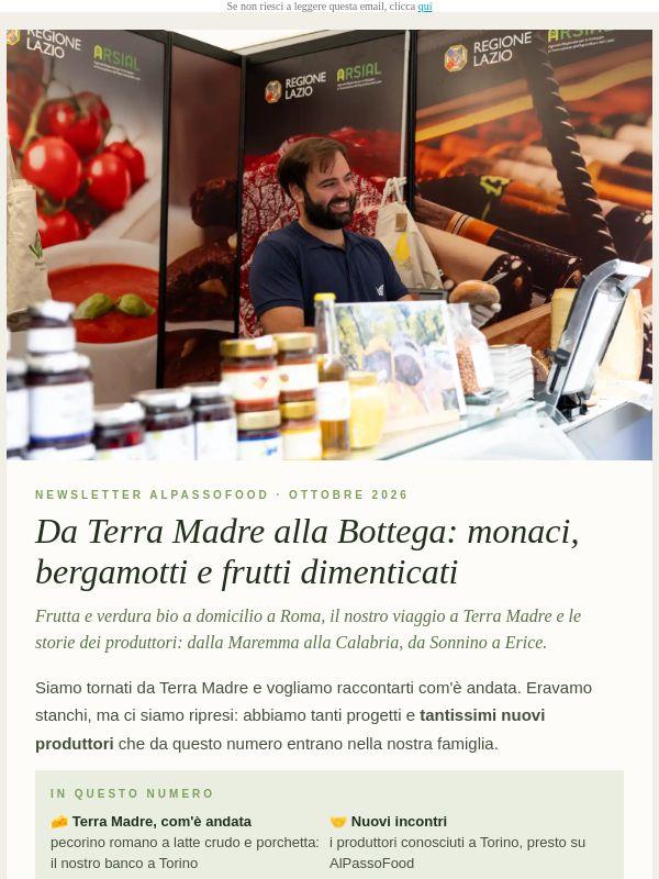 Com'è andata a Terra Madre 🧀 + 11 produttori