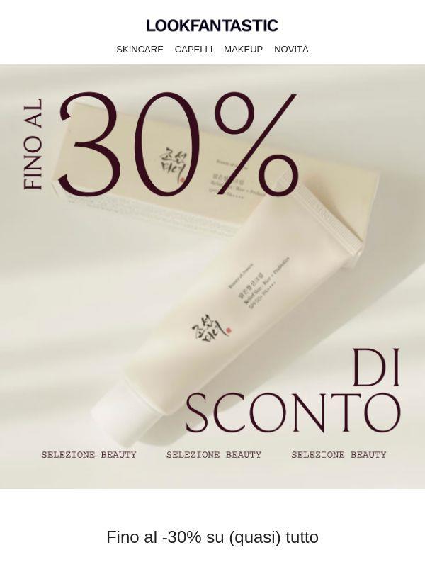 Fino al -30% su (quasi) tutto