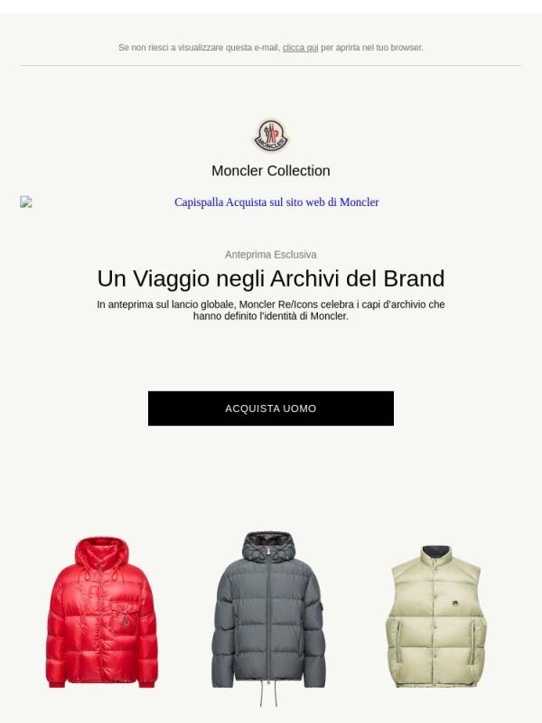 Anteprima Esclusiva: Moncler Re/Icons 2026