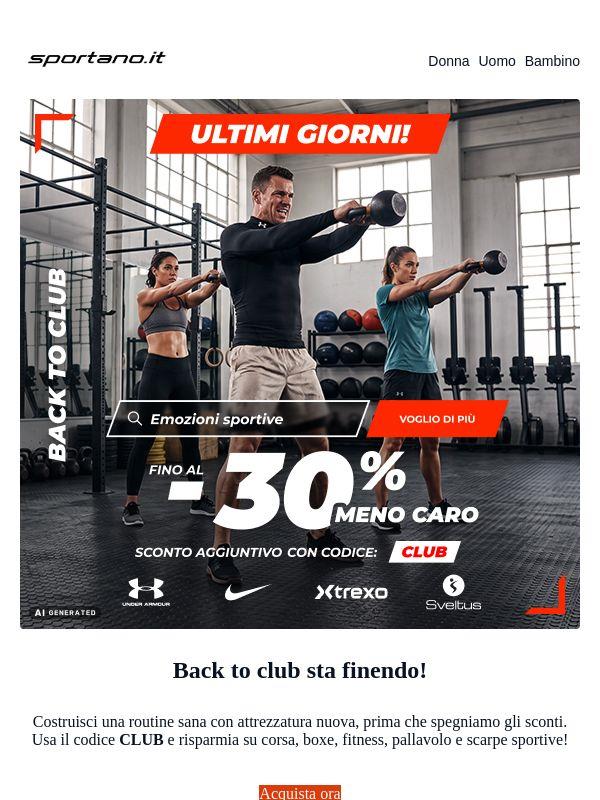 È iniziato il countdown al finale degli sconti con il codice CLUB