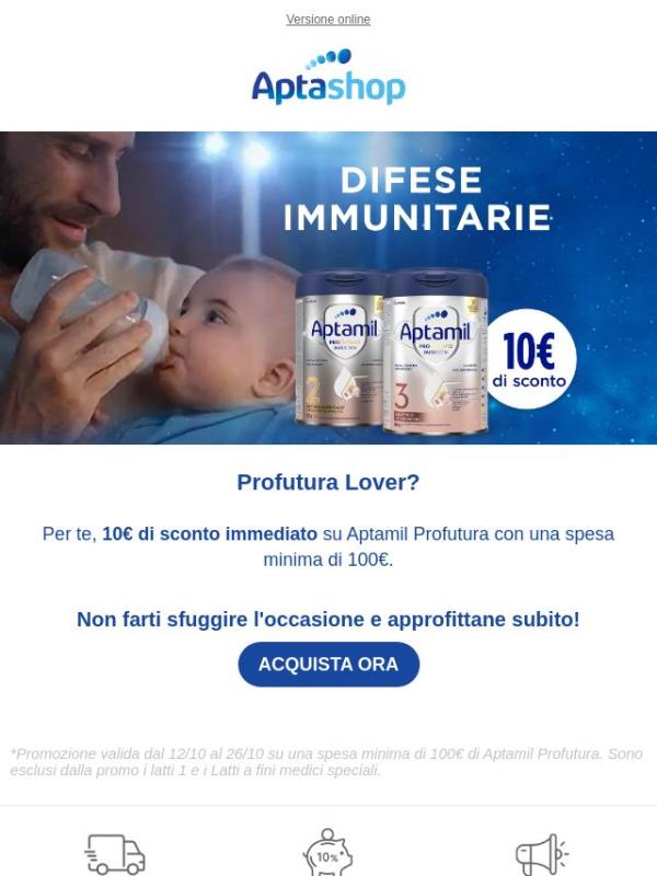10€ di sconto immediato su Aptamil
