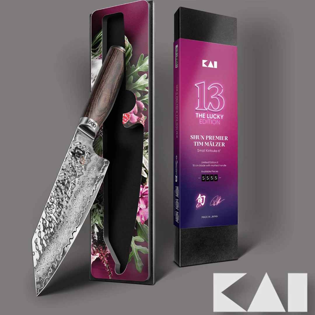 Coltello Kai Kiritsuke 15 cm Shun Premier Lucky Number 13