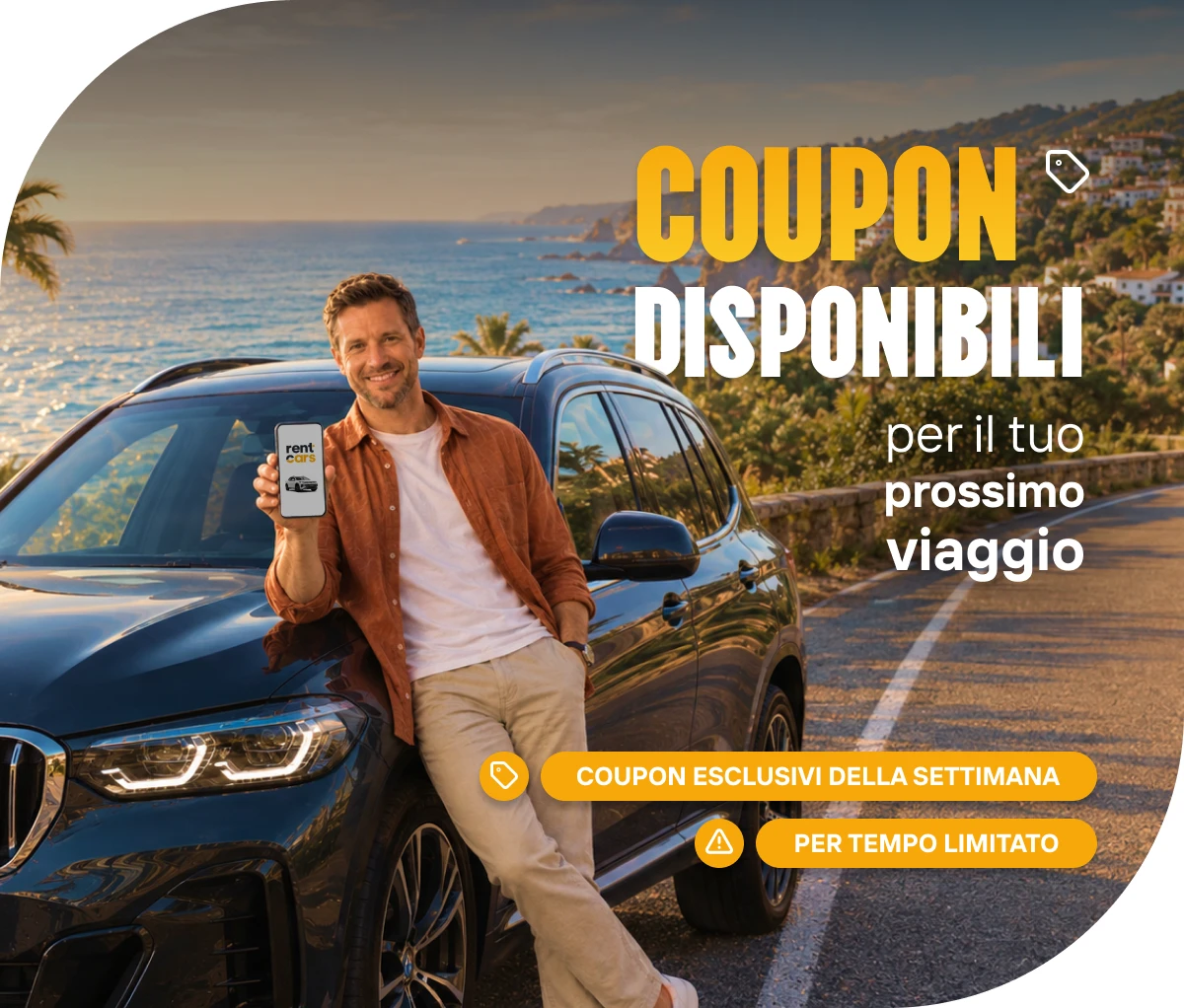 Coupon disponibili per il tuo prossimo viaggio. Coupon esclusivi della settimana. Per tempo limitato.