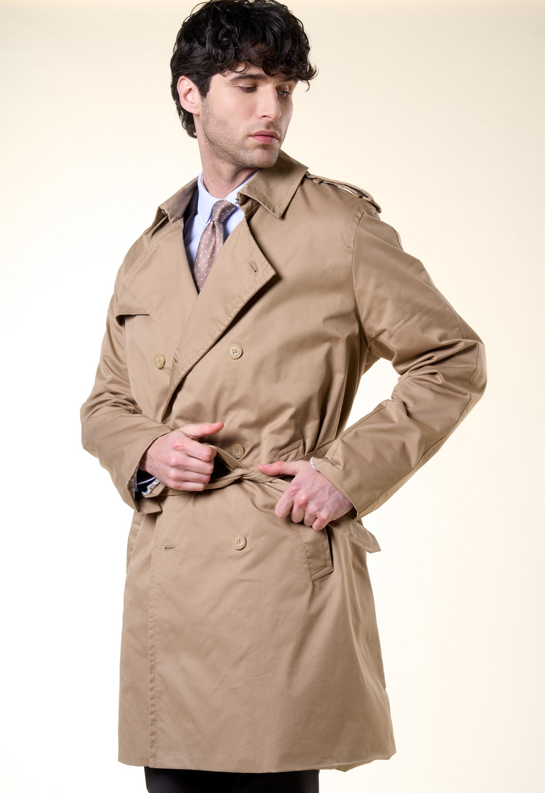 Trench Doppiopetto - Beige / L