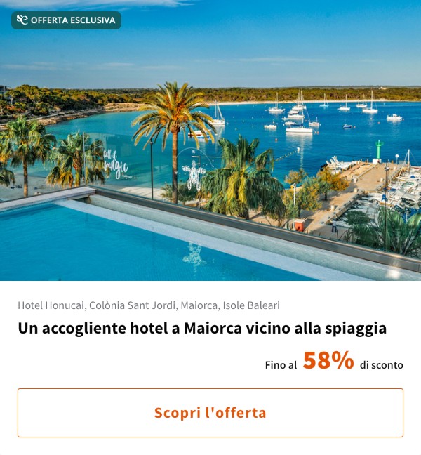 Un accogliente hotel a Maiorca vicino alla spiaggia