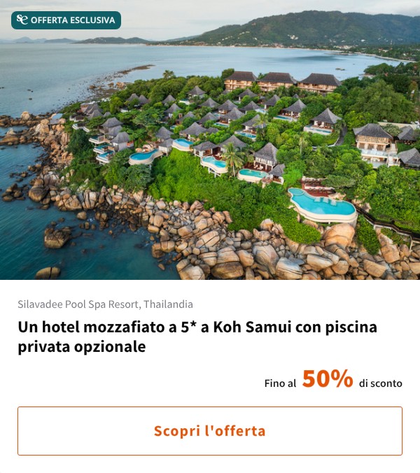 Un hotel mozzafiato a 5* a Koh Samui con piscina privata opzionale