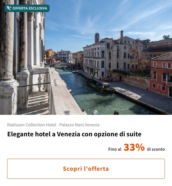 Elegante hotel a Venezia con opzione di suite