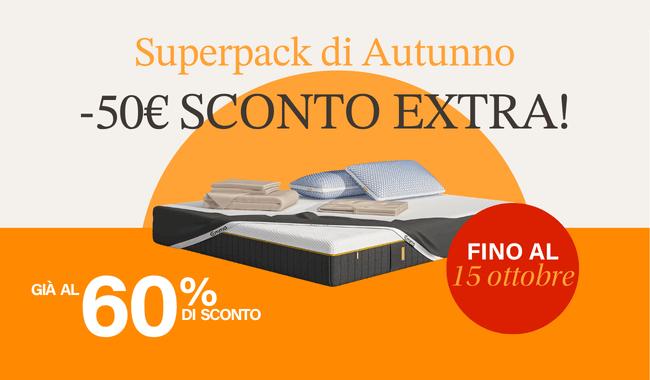 Superpack di Autunno -50€ SCONTO EXTRA! GIÀ AL 60% DI SCONTO FINO AL 15 ottobre