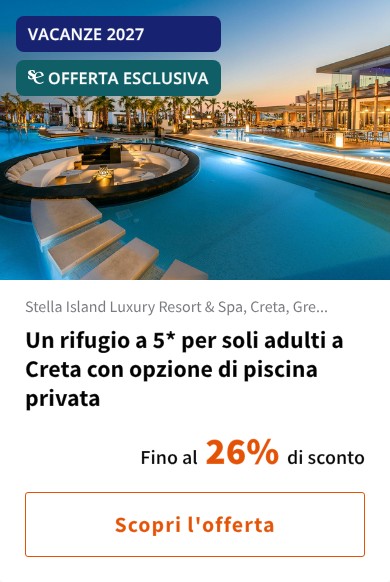 Un rifugio a 5* per soli adulti a Creta con opzione di piscina privata