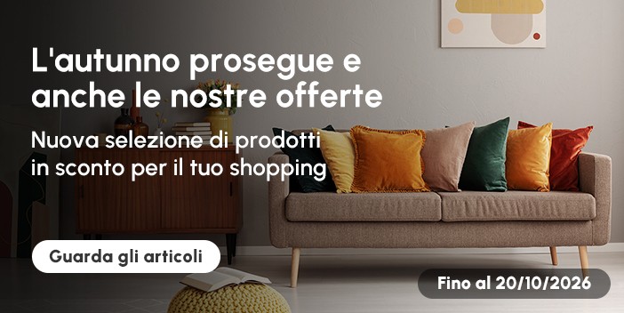 Sconti d'autunno fino al 40%
