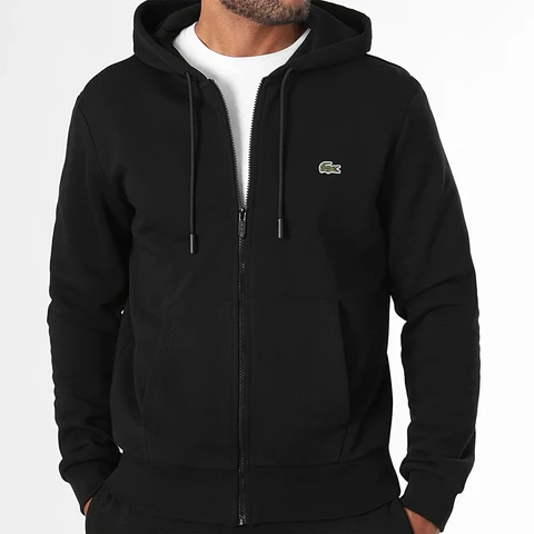 Lacoste Felpa Con Cappuccio Con Zip