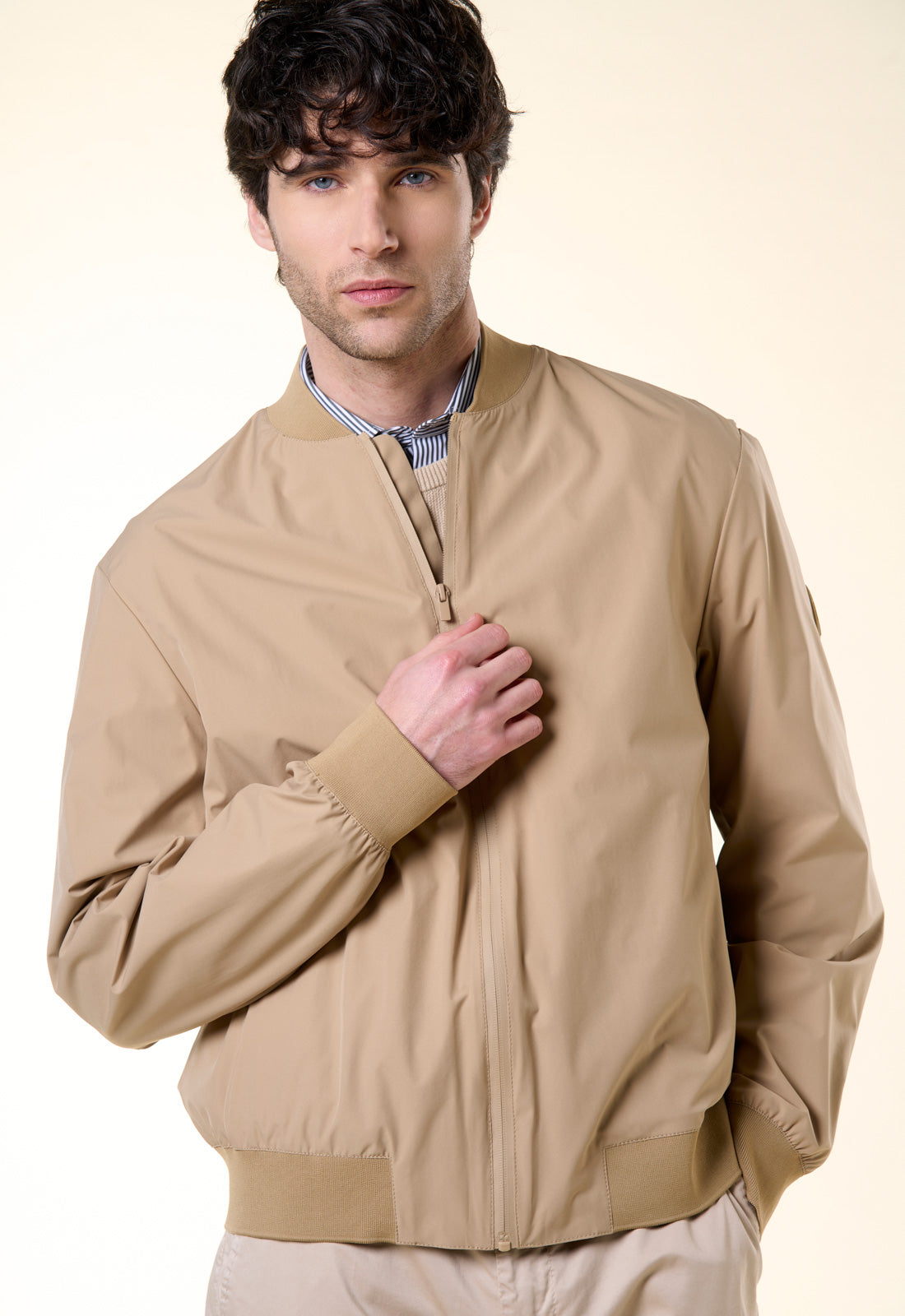 Giacca Bomber Tecnica - Beige / M