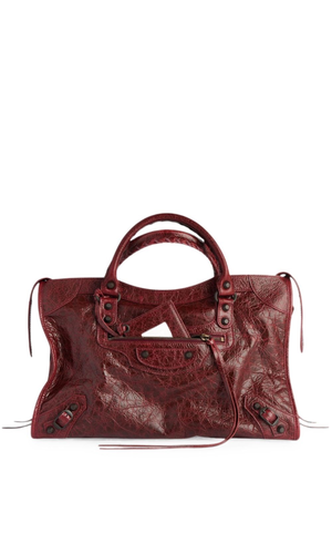 Le City medium leather handbag