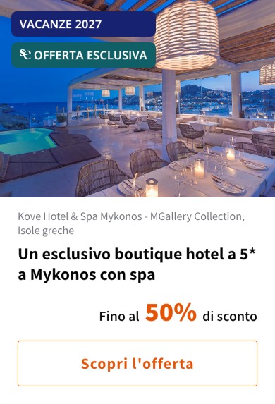 Un esclusivo boutique hotel a 5* a Mykonos con spa