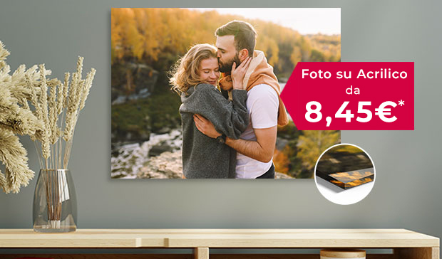 La tua foto dietro Acrilico: Effetto profondo a partire da 8,45€*